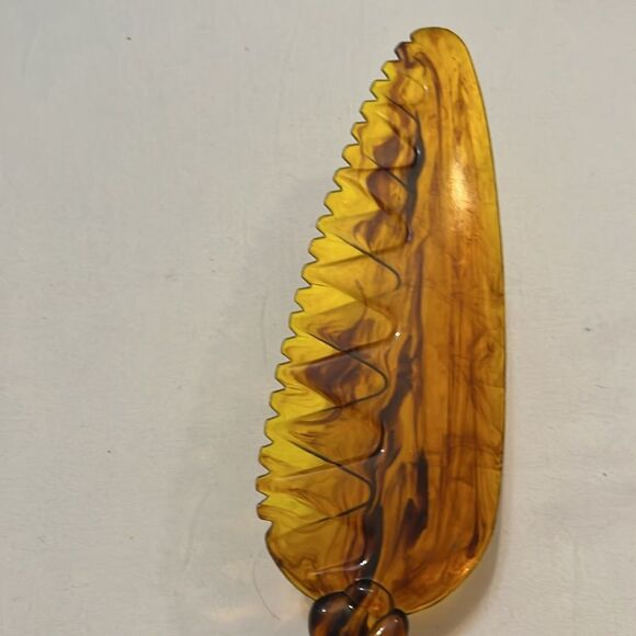 Amber and Brown Decorative Knife - Picture 3 of 5